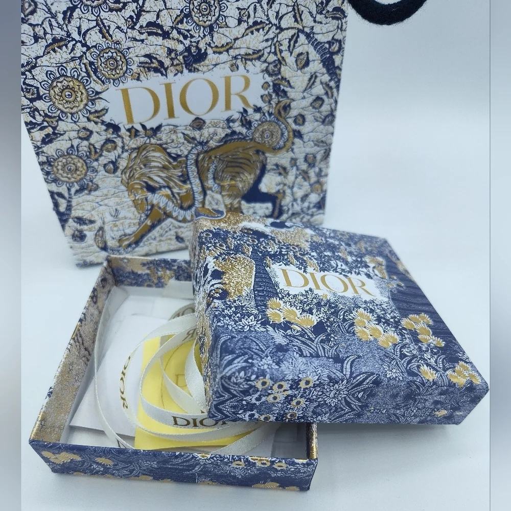 Dior Toile de Jouy Luxury Gift Box & Bag Set Complete PRISTINE